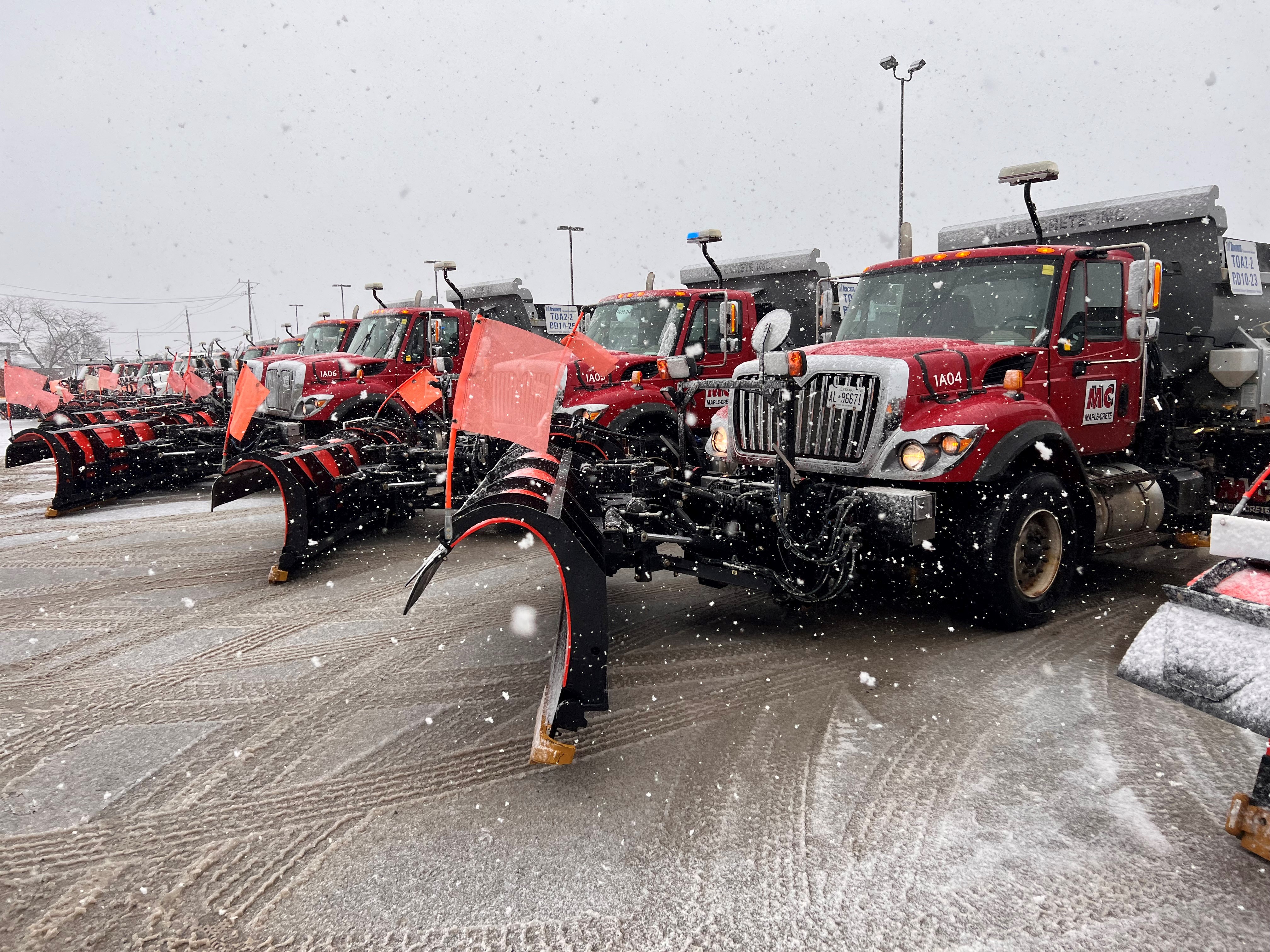 Winter plow fleet
