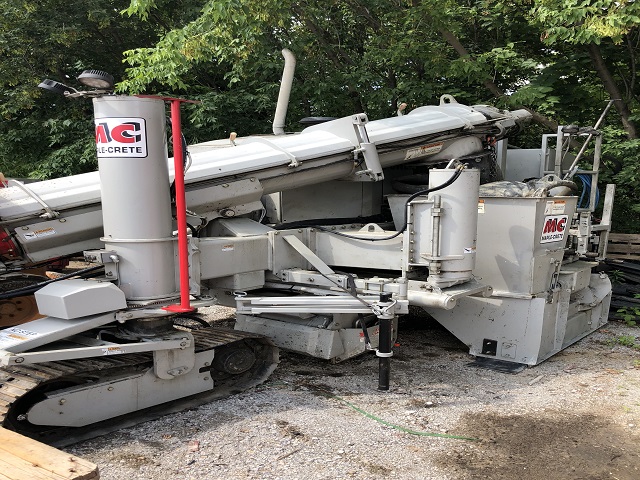Maple-Crete curb machine