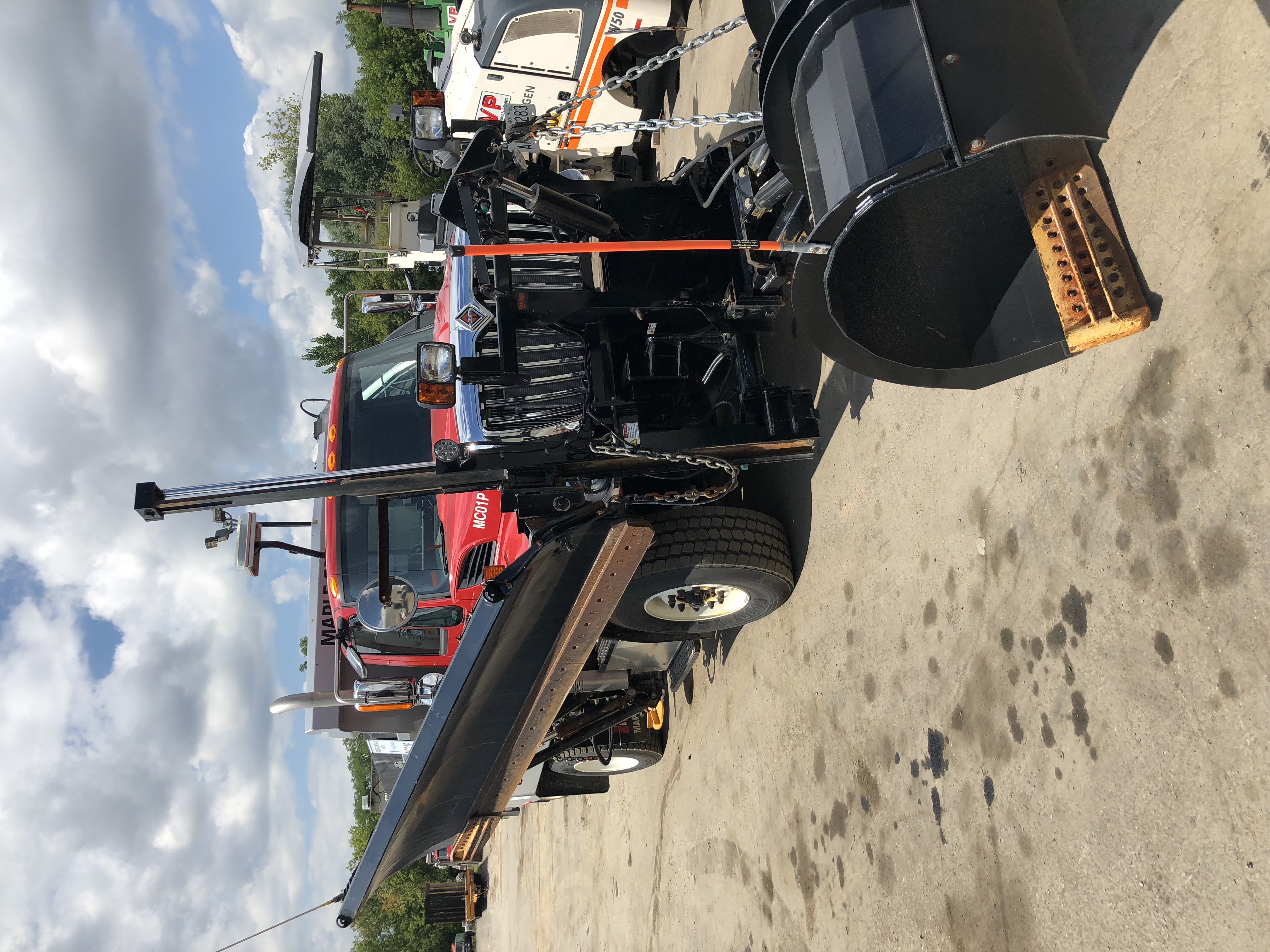 Maple-Crete plow truck